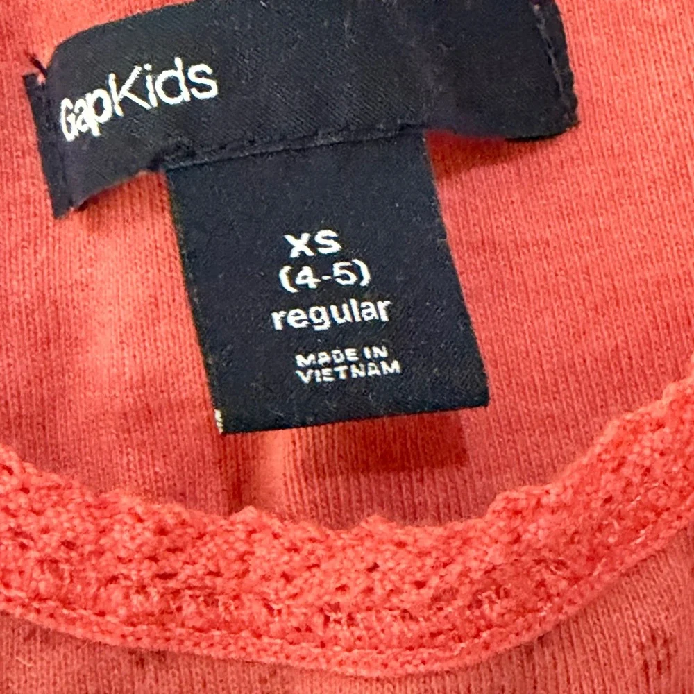 Gap Kids Girls Lot 6pc XS 4-5 Little Miss Sunshine Tee Tanks Cardigan Shorts